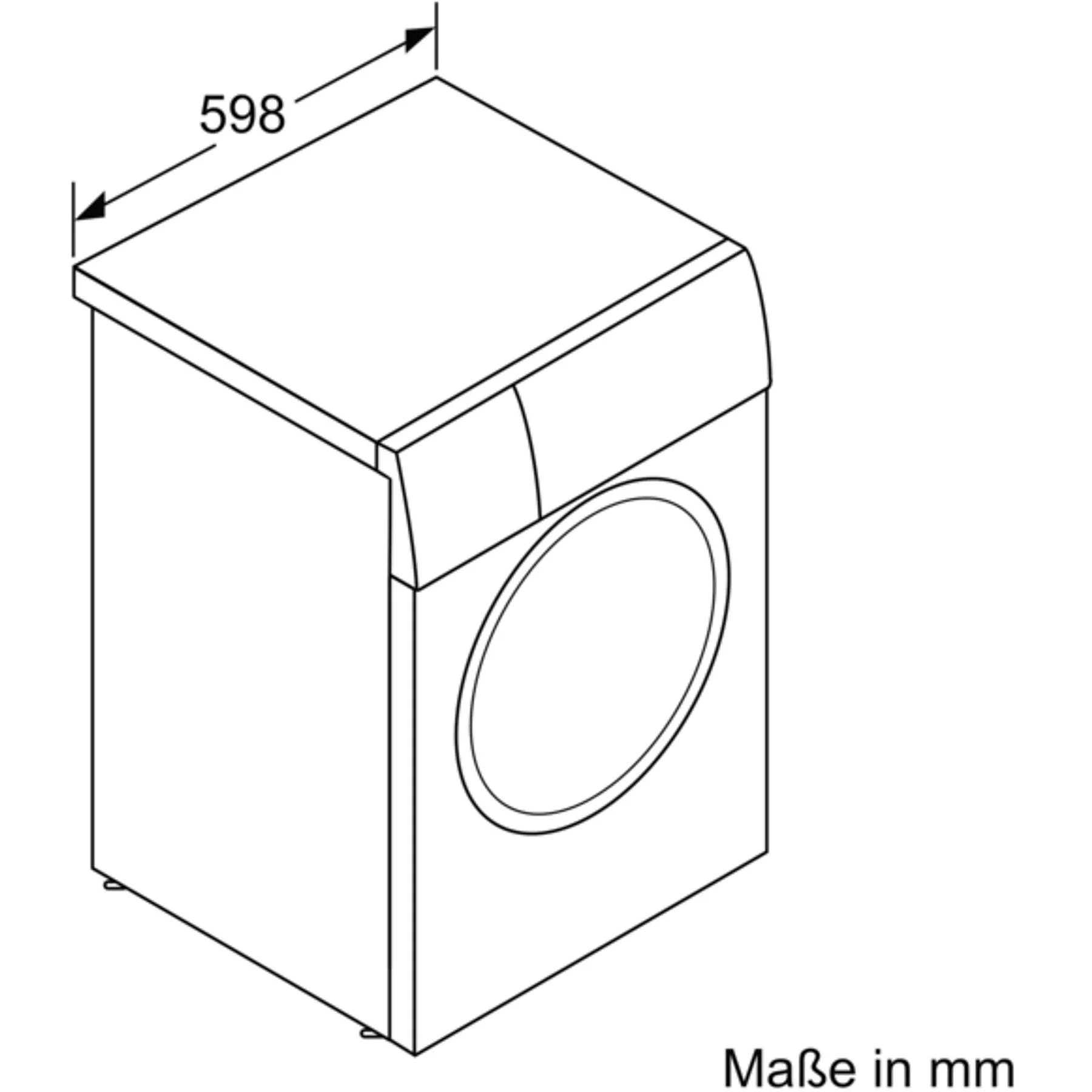 BOSCH WAN282ECO5 Serie 4 wasmachine (8 kg, 1400 tpm, A) - Afbeelding 8