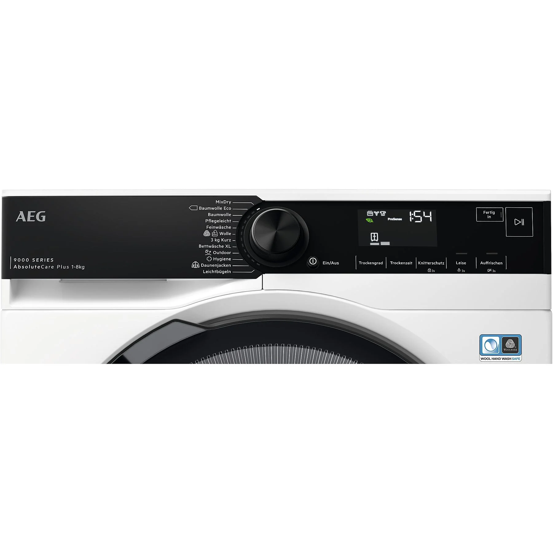 AEG TR 9 T 75680 Warmtepompdroger 9000-serie (8,0 kg, wit) - Afbeelding 2