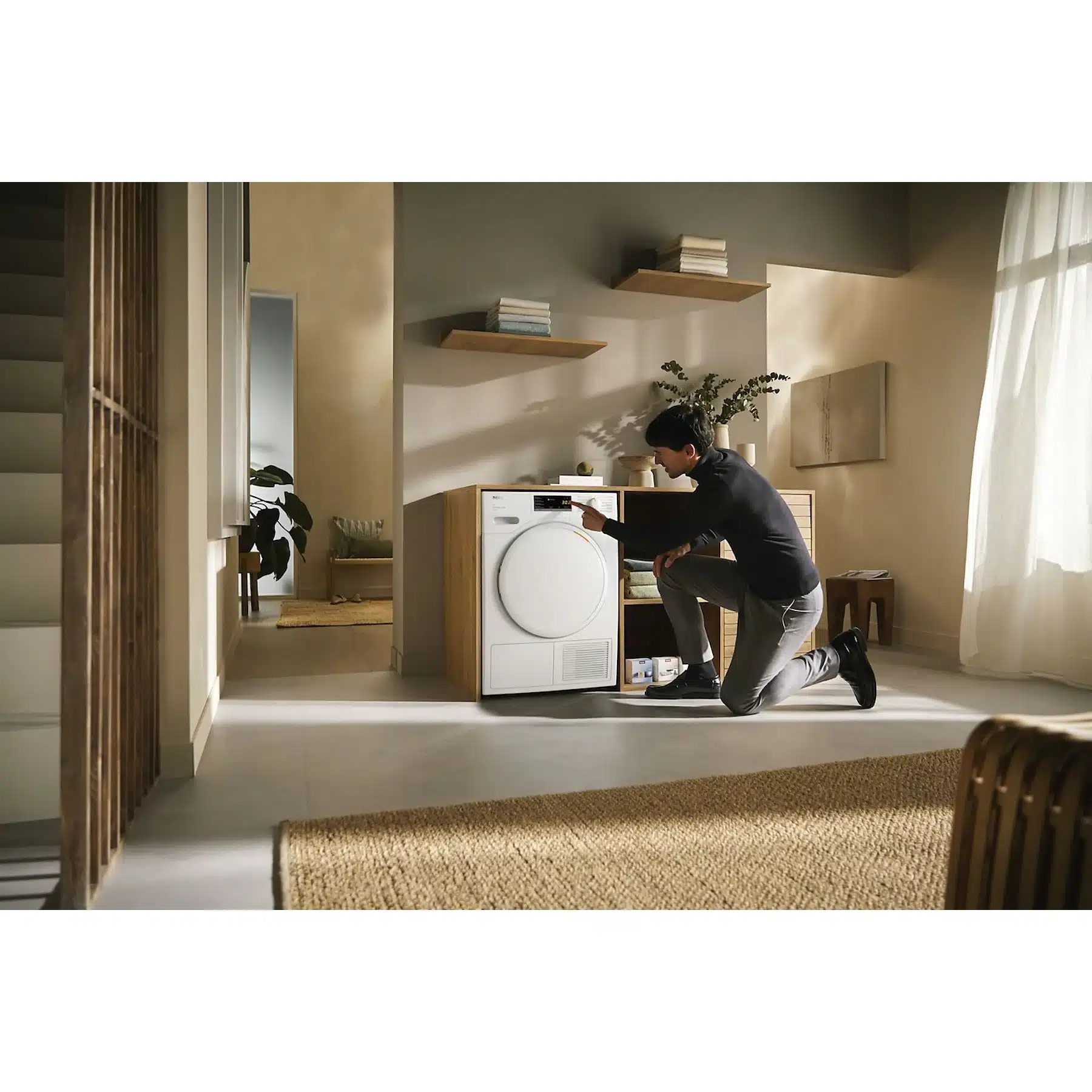MIELE TWA520WP 8kg T1 Witte Editie Actieve Warmtepomp Wasdroger (8kg, Lotuswit) - Afbeelding 5