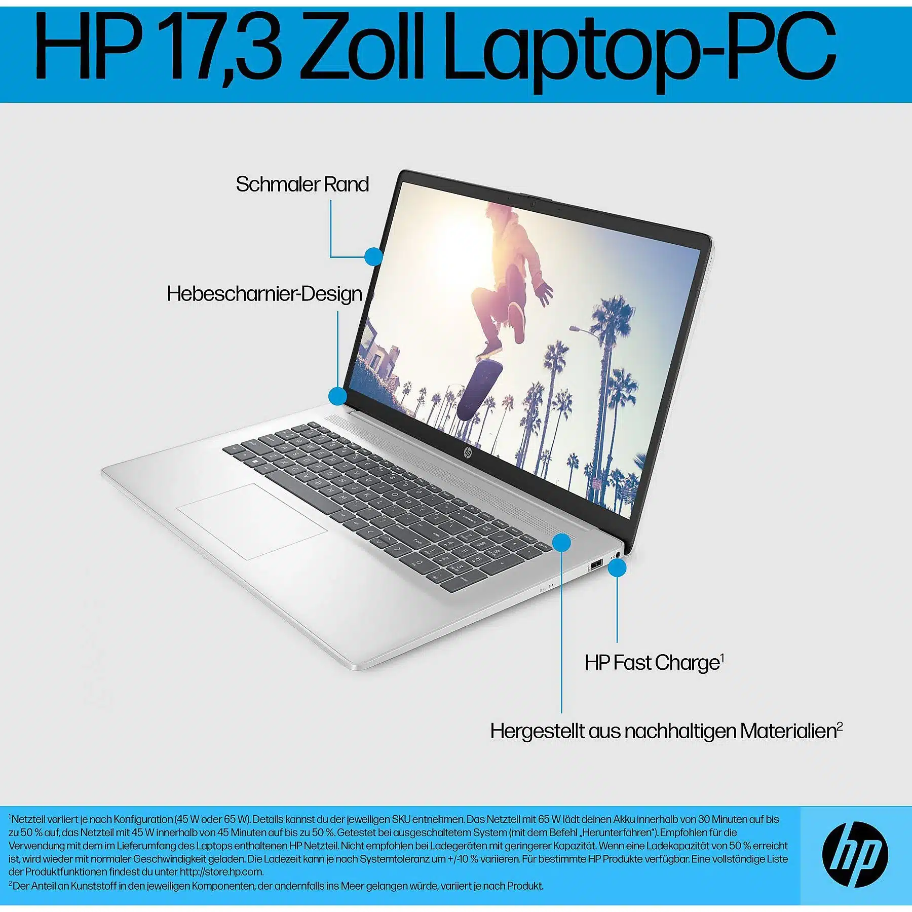 P 17-cn0312ng – 17,3 inch – Intel® N-serie N4500 – 8 GB – 512 GB – Intel® UHD Graphics – Windows 11 Home - Afbeelding 9