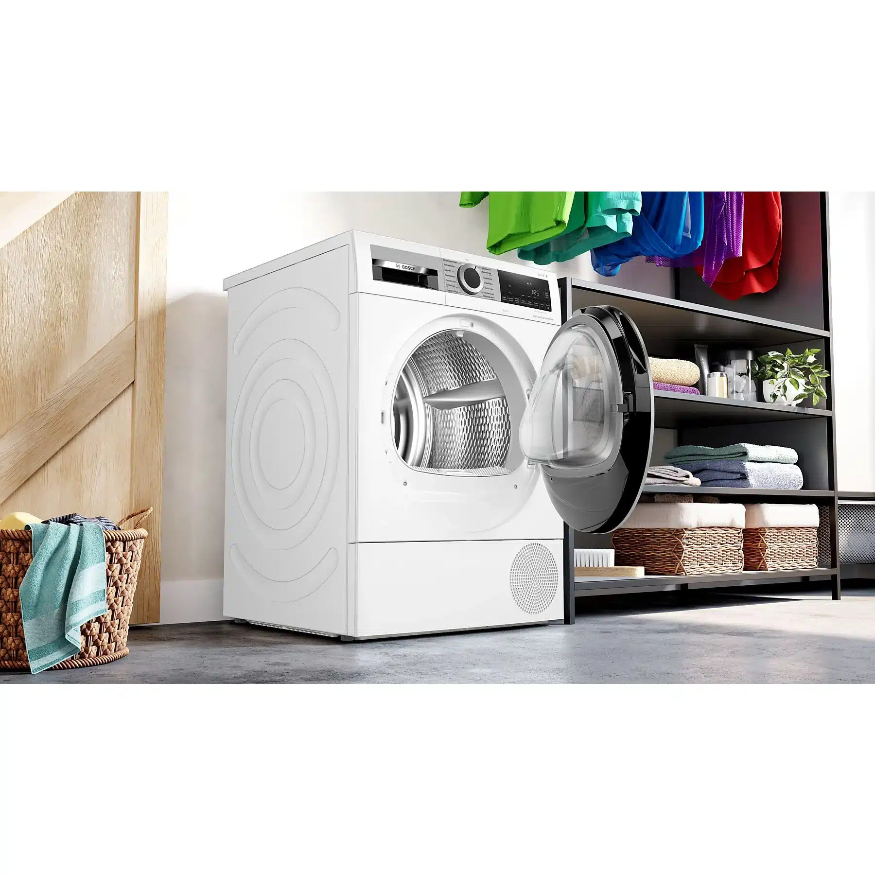 BOSCH WQG235D00 warmtepompdroger (8,0 kg, wit) - Afbeelding 7