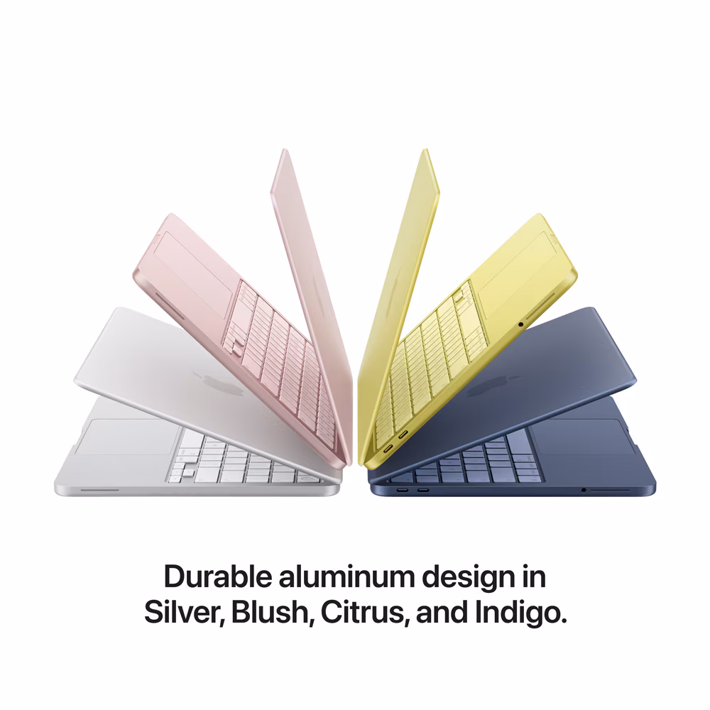 Laptop APPLE MacBook Neo 13 mhff4ro/a, Apple A18 6-core CPU, 13" Retina-display, 8 GB, 256 GB SSD, 5-core GPU, macOS Tahoe, Indigo - Toetsenbordindeling INT aanbog - Afbeelding 9